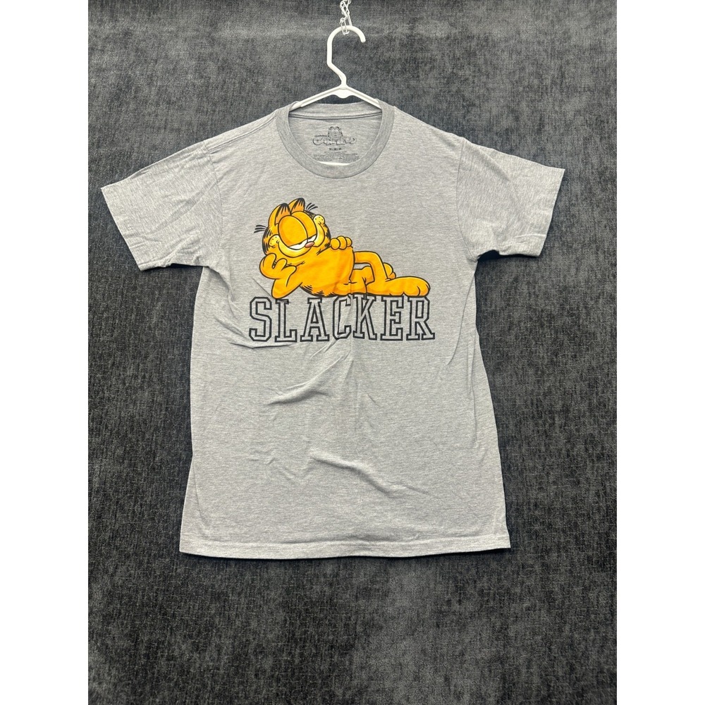 Nickelodeon Garfield Slacker T Shirt Mens Medium Heather Gray Graphic Print